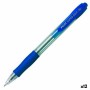 Bolígrafo Pilot Supergrip Azul Bola 0,4 mm 12 Unidades