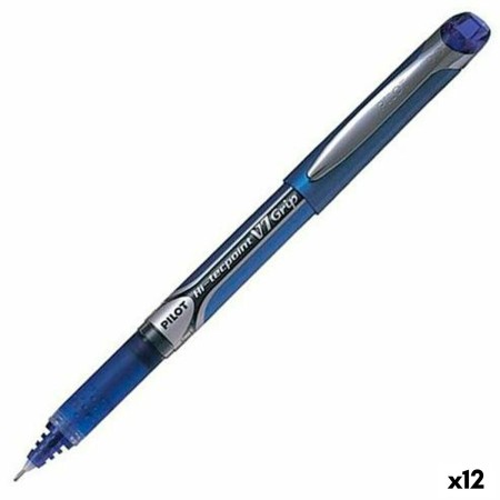 Crayon Roller Pilot V7 Grip Bleu Ballon 0,5 mm (12 Unités)