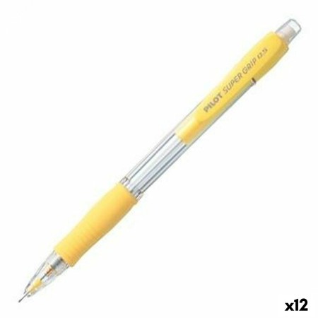 Portaminas Pilot Super Grip Amarillo 0,5 mm (12 Unidades)