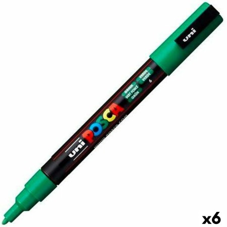 Marqueur POSCA PC-3M Vert 6 Unités