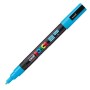 Marqueur POSCA PC-3M Bleu clair 6 Unités