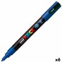 Marqueur POSCA PC-3M Bleu 6 Unités