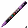 Marcador POSCA PC-3M Violeta 6 Unidades