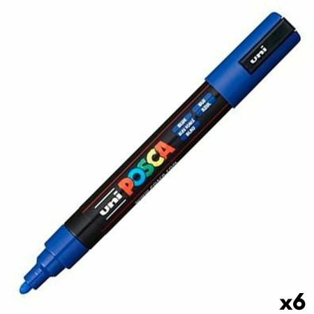 Rotuladores POSCA PC-5M Azul 6 Unidades