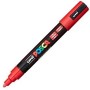 Rotuladores POSCA PC-5M Rojo 6 Unidades