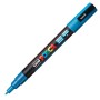 Marqueur POSCA PC-3ML Paillettes Bleu clair 6 Unités