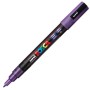 Marcador POSCA PC-3ML Purpurina Violeta 6 Unidades