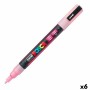 Marcador POSCA PC-3ML Purpurina Rosa 6 Unidades