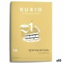 Cahier de mathématiques Rubio Nº1A Espagnol 20 Volets 10 Unités