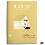 Cuaderno de matemáticas Rubio Nº9 Español 20 Hojas 10 Unidades