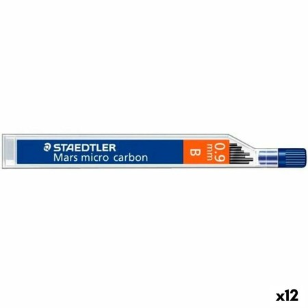 Recambio de mina Staedtler Mars Micro Carbon B 0,9 mm (12 Unidades)