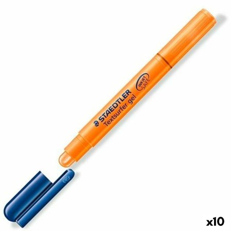 Marcador Fluorescente Staedtler Textsurfer Gel 264 Naranja 10 Unidades