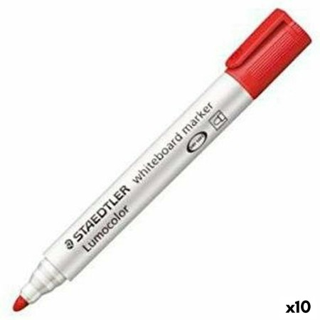 Rotuladores Staedtler Lumocolor 351-2 Pizarra blanca Rojo 10 Unidades