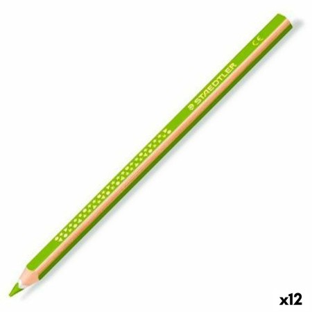 Crayons de couleur Staedtler Jumbo Noris Vert clair (12 Unités)