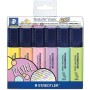 Ensemble de Marqueurs Fluorescents Staedtler Textsurfer Classic Pastel Gâteau 5 Unités