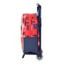 Cartable à roulettes Cars Double Vision Rouge Blue marine (22 x 28 x 10 cm)