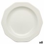 Plato Llano Churchill Artic Cerámica Blanco Loza (Ø 27 cm) (6 Unidades)