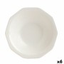 Plato Hondo Churchill Artic Cerámica Blanco Loza (6 Unidades) (ø 21,5 cm)