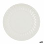 Plato Llano Bidasoa Romantic Ivory Cerámica Blanco (Ø 27 cm) (12 Unidades)