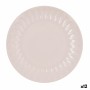 Assiette plate Bidasoa Romantic Céramique Rose (Ø 27 cm) (12 Unités)