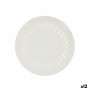 Plato de Postre Bidasoa Romantic Cerámica Blanco (Ø 21 cm) (12 Unidades)