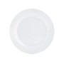 Plato Llano Quid Basic Cerámica Blanco (Ø 27 cm) (12 Unidades)