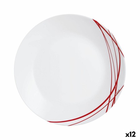 Assiette plate Arcopal Domitille Bicolore verre (25 cm) (12 Unités)