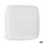 Plato Llano Ariane Vital Cuadrado Cerámica Blanco (24 x 19 cm) (12 Unidades)