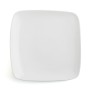 Plato Llano Ariane Vital Cuadrado Cerámica Blanco (27 x 21 cm) (12 Unidades)