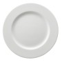Plato Llano Ariane Orba Cerámica Blanco (Ø 27 cm) (12 Unidades)