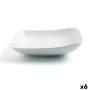 Assiette creuse Ariane Vital Carré Céramique Blanc (Ø 21 cm) (6 Unités)