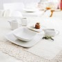 Assiette creuse Ariane Vital Carré Céramique Blanc (Ø 21 cm) (6 Unités)