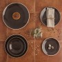 Assiette creuse Ariane Terra Céramique Marron (Ø 21 cm) (6 Unités)