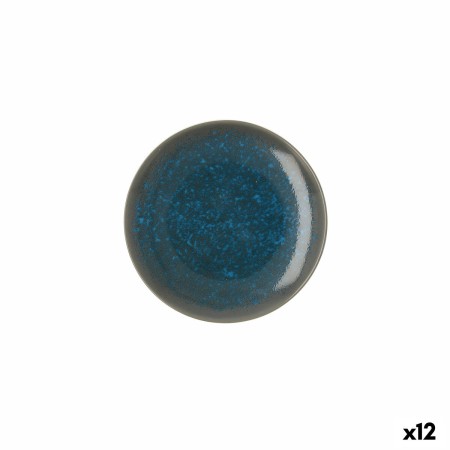 Assiette plate Ariane Decor Céramique Bleu (Ø 17 cm) (12 Unités)