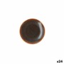Assiette plate Ariane Decor Céramique Marron (Ø 15 cm) (24 Unités)