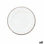 Assiette plate Bidasoa Brasser Dots Ikonic Céramique Bicolore (24 cm) (6 Unités)