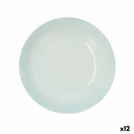 Assiette creuse Bidasoa Infinit Céramique Vert (20 cm) (12 Unités)