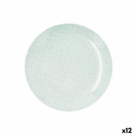 Plato de Postre Bidasoa Infinit Cerámica Verde (19 cm) (12 Unidades)