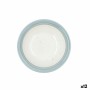 Assiette creuse Quid Allegra Aqua Céramique Bicolore (ø 21,5 cm) (12 Unités)