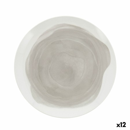 Assiette plate Bidasoa Etherea Céramique Gris (ø 26,5 cm) (12 Unités)