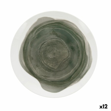 Assiette plate Bidasoa Etherea Céramique Vert (ø 26,5 cm) (12 Unités)