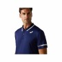 Polo de Manga Corta Hombre Asics Court Azul oscuro