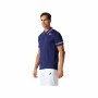 Polo de Manga Corta Hombre Asics Court Azul oscuro