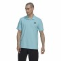 Polo de Manga Corta Hombre Adidas Clubhouse Turquesa