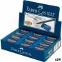 Goma de borrar Faber-Castell Dust Free Azul (24 Unidades)