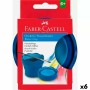 Verre Faber-Castell Clic & Go Pliable Bleu (6 Unités)