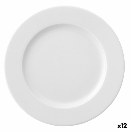 Plato Llano Ariane Prime Cerámica Blanco (Ø 17 cm) (12 Unidades)
