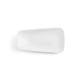 Plato Llano Ariane Vital Rectangular Cerámica Blanco (24 x 13 cm) (12 Unidades)