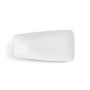 Assiette plate Ariane Vital Rectangulaire Céramique Blanc (33 x 23 cm) (6 Unités)