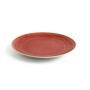 Plato Llano Ariane Terra Cerámica Rojo (Ø 27 cm) (6 Unidades)